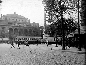 Place du Châtelet während des Ersten Weltkriegs
