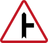 Priority, side junction (right)