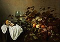 Still Life with fruit, bread and roemer, 1644, Szépművészeti Múzeum, Budapest.