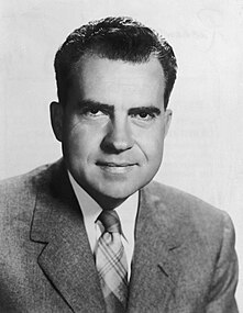 Vizepräsident Richard Nixon aus Kalifornien