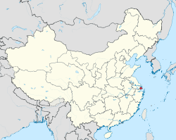 Location of Shanghai Municipality within China