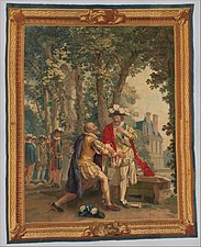 Sully at the feet of Henry IV, Gobelins Manufactory (1788–1792)