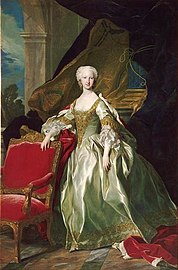 The Infanta Maria Teresa Rafaela of Spain, future Dauphine of France, c. 1745, Palace of Versailles