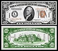 United States, c. 1941: US $10 Hawaii overprint note