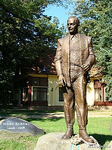 Albert Wass statue in Debrecen, Hungary (2008)
