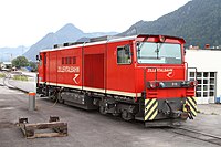 Diesellok D13, Typ Gmeinder D75, seit August 2018 Vs 84 der Pinzgauer Lokalbahn (2010)