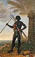 African warrior at the time of Ganga Zumba, leader of the Quilombo of Palmares