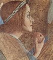 Paola Gonzaga, fresco by Andrea Mantegna, Ducal Palace, Mantua