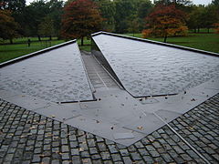 Pierre Granche's Canada Memorial in Green Park, London, near Buckingham Palace