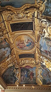 Baroque ceiling of the Salle des Saisons in the Louvre Palace, by Giovanni Francesco Romanelli, Michel Anguier and Pietro Sasso, mid 17th century[7]