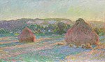 Wheatstacks (End of Summer),[35] 1890–91. Oil on canvas. Art Institute of Chicago, W1269