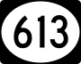 Mississippi Highway 613 marker