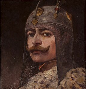 Prince Árpád (painting by Árpád Feszty in 1900)