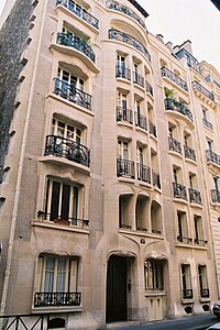 Apartment building "Trémois", Rue Millet, Paris XVI arrondissement (1909)