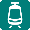 Logo for light rail services