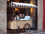 Ice cream seller in Paris, France 2010
