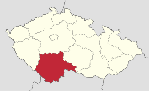 Lage von Jihočeský kraj in Tschechien (anklickbare Karte)