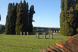 Blick auf das Friedhofsgelände