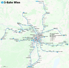 Schematic of the Vienna S-Bahn