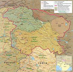 The southern part of Kargilik County includes territory ceded to China by Pakistan but claimed by India