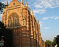 Keble College Chapel from Parks Road, at the junction with Keble Road.