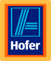 Aldi-Süd-Logo mit Hofer-Schriftzug (Österreich, 2006–2017)