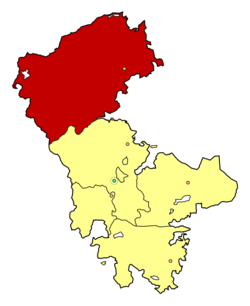 Map of Mardakert within NKAO