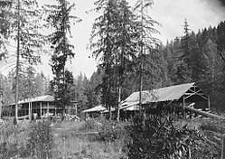 McCredie Springs Resort and sawmill in 1910