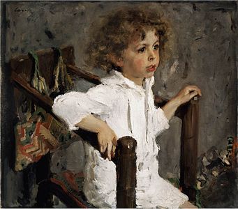 Portrait of Margarita Morozova's son Mika (1901)