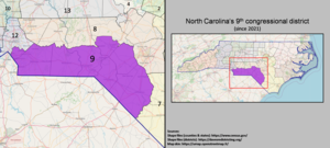 Static map of 2021-3 congressional district