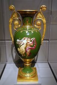 Vase; 1809; hard-paste porcelain and gilded bronze handles; height: 74.9 cm, diameter: 35.6 cm; Wadsworth Atheneum, Hartford, Connecticut, US[77]