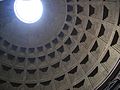 The oculus of the Pantheon, Rome