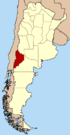 Lage der Provinz Neuquén