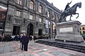 The 2017 Equestrian statue of Charles IV of Spain restoration inauguration day