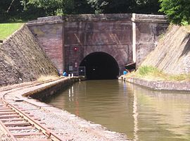 Tunnel of the Marne-Rhine Canal in Arzviller