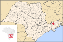Location in the state of São Paulo