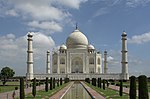 Taj Mahal (Agra, India), an iconic example of Mughal architecture, 1632-1648[89]