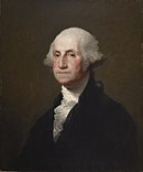 George Washington, 1825, one of Stuart's many copies of the Athenaeum Portrait, Walters Art Museum