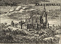 Křivoklát on an engraving by Wenceslaus Hollar from the 17th century