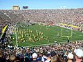USC and Notre Dame take the field at Notre Dame Stadium