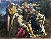 Tintoretto Lamentation, 227 × 294 cm