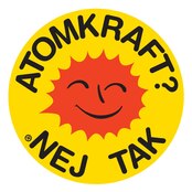 The "Smiling Sun" symbol developed by the Danish anti-nuclear group OOA in 1975.