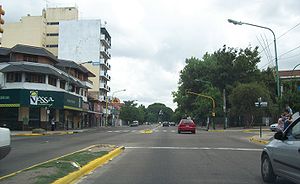 An Adrogué landmark: Espora Ave., at its intersection with Esteban Adrogué St.
