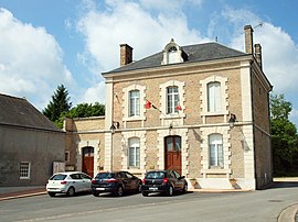 The town hall in Biermes