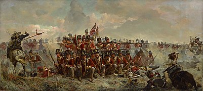 The 28th Regiment at Quatre Bras (1875), National Gallery of Victoria, Melbourne, Australia