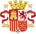 Staatswappen Spaniens: Provisorischen Regierung 1869–1870 Erste Republik 1873–1874 Staatsstreich 1874