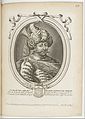 European engraving of Shah Abbas II with the title Grand Sophy de Perse