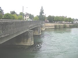 Bridge over the Aube at Arcis-sur-Aube