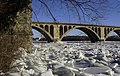 Image 66Key Bridge (background) and an iced-over Potomac River (foreground) in February 2004 (from Washington, D.C.)