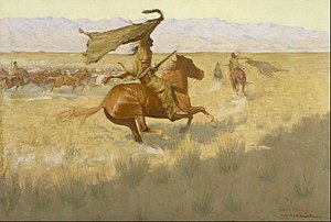 Frederic Sackrider Remington, The Stampede; Horse Thieves, 1909. Museum of Fine Arts, Houston